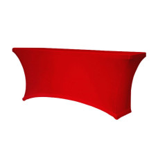Чехол для прямоугольного стола (столешница+основание) красный